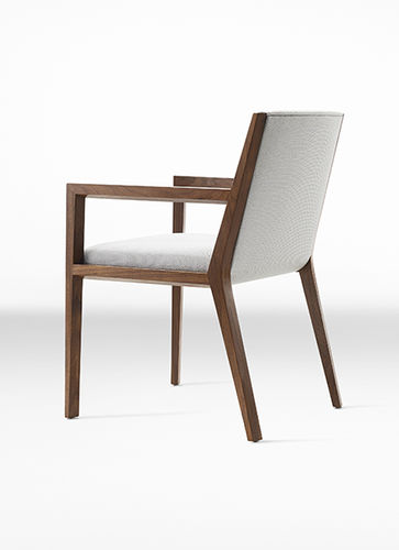 Sedia visitatore in stile - SAVOR - Gunlocke - da interno / in tessuto / con supporto in legno