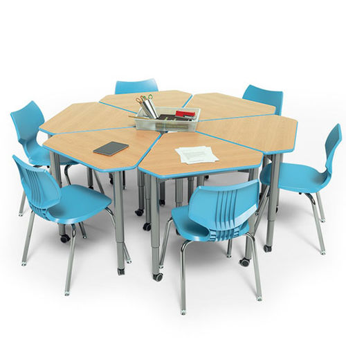 Tavolo per corsi di formazione contemporaneo - UXL DIAMOND, MINI-DIAMOND - smith system - in metallo / in laminato / triangolare