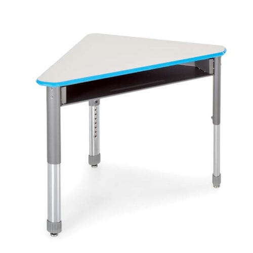 Scrivania contemporanea - INTERCHANGE WING - smith system - in laminato / con 3 piedi / contract