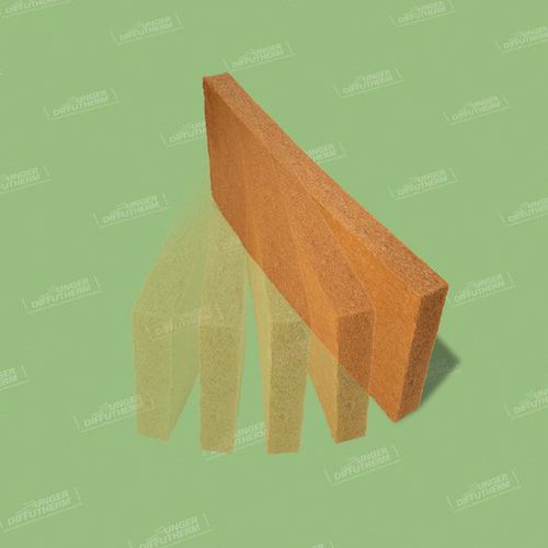 Isolante termo-acustico - UdiFLEX&reg; - UNGER-DIFFUTHERM GmbH  - in fibra di legno / in pannelli / per interni