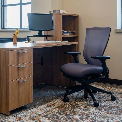 Sedia da ufficio contemporanea - ALTUS - KI - da interno / in tessuto / in pelle