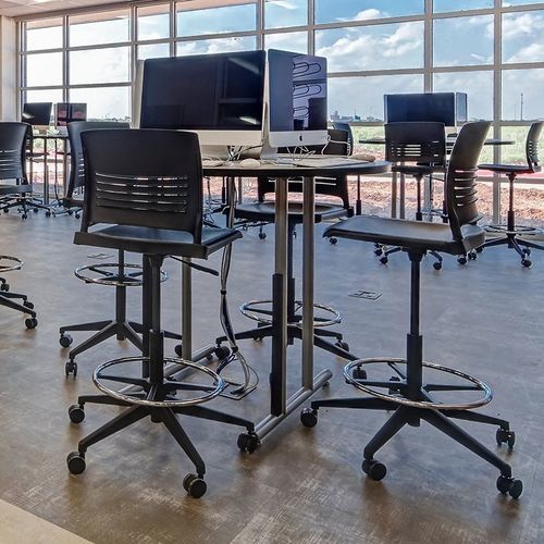 Tavolo contemporaneo - BARRON - KI - in acciaio / in filo metallico / con supporto in acciaio