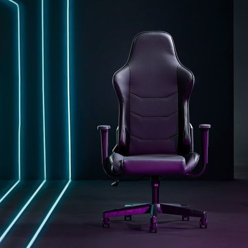 Sedia contemporanea - CHEEVO ESPORTS - KI - da interno / in pelle / con supporto in plastica