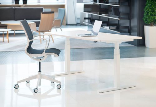 Scrivania per open space - CLASSIC - ISKU - contemporanea / impiallacciata in legno / in MDF