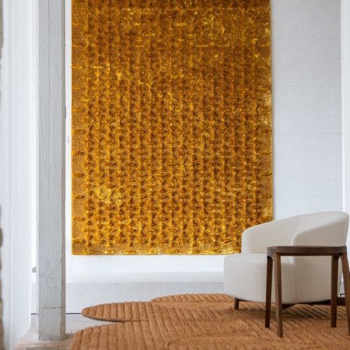 Arazzo contemporaneo - Lena - JOV - a tinta unita / in lino / in Tencel®