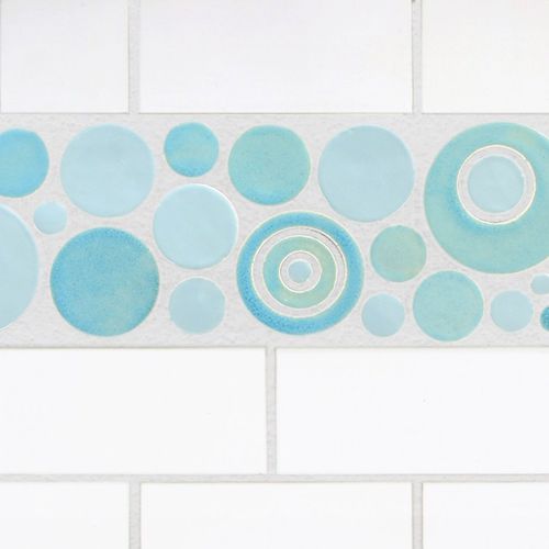 Profilo di finitura in ceramica - BUBBLES - Mercury Mosaics - per piastrelle
