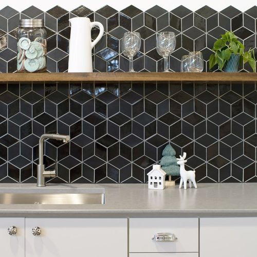 Mosaico lucido - ONYX BLEND - Mercury Mosaics - da interno / da bagno / da cucina