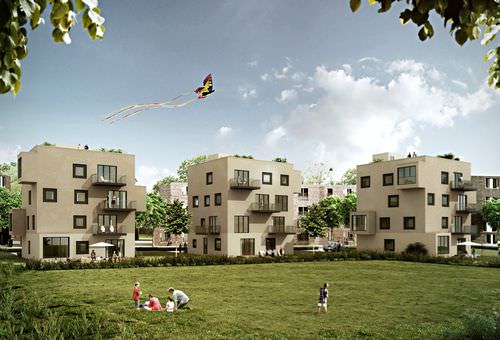 Edificio prefabbricato - BARMBEK - Stora Enso - in legno / per alloggi collettivi / ecologico