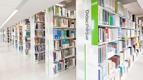 Scaffalatura per biblioteca - AETNASTAK® - MONTEL - cantilever / in metallo