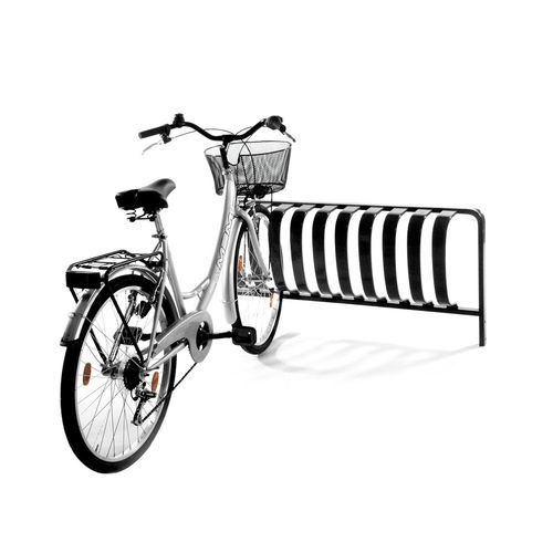 Rastrelliera per biciclette a pavimento - BASIC - GUYON - orizzontale / doppia / con tettoia