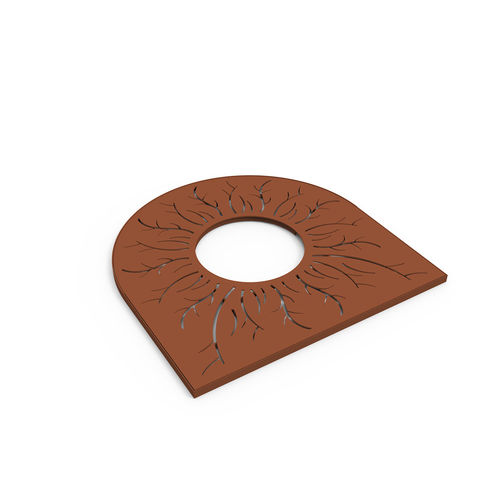 Griglia per alberi rotonda - FLOREA ELLIPSE - GUYON - quadrata / ellittica / in metallo