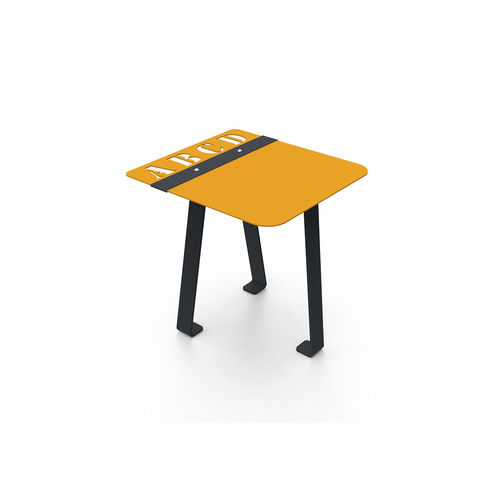 Sgabello design - LUDÉO - GUYON - in poliestere / in metallo / con supporto in metallo