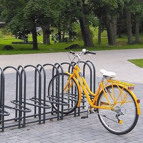 Rastrelliera per biciclette a pavimento - ELEGANCE - GUYON - con sistema di sicurezza / per spazi pubblici / per zone urbane