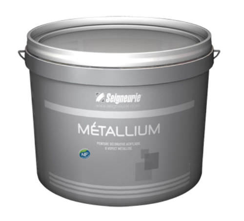 Pittura decorativa - METALLIUM - Seigneurie - per muro / aspetto metallico
