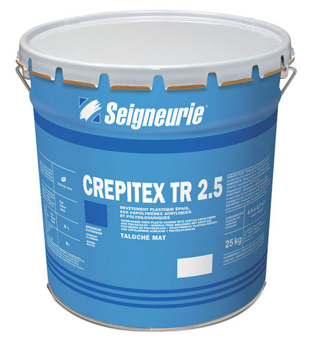 Intonaco di rivestimento - CREPITEX TR 2.5 - Seigneurie - per facciata / in plastica / acrilico