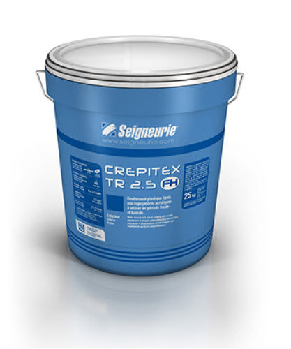 Intonaco di rivestimento - CREPITEX TR 2.5 FH - Seigneurie - per facciata / in plastica