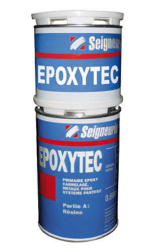 Pavimento in resina epossidica liquida - ÉPOXYTEC - Seigneurie - liscio / aspetto cemento / ad alta resistenza