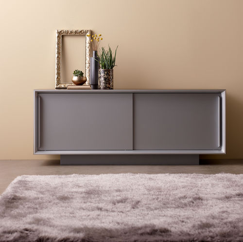 Armadio classificatore basso - KAI - Nucraft - impiallacciato in legno / con porta scorrevole / contemporaneo