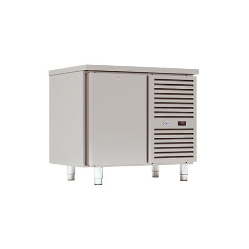 Bancone refrigerato professionale - PROFESSIONAL SERIES - Kristal Endustriyel A.S. - 1 porta / con cassetti / in acciaio inossidabile