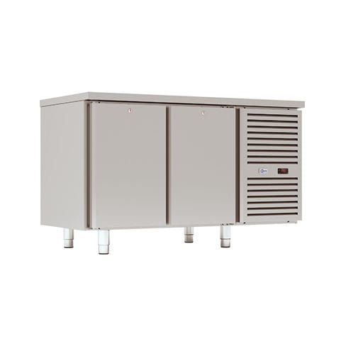 Bancone refrigerato professionale - PRO 260 S - Kristal Endustriyel A.S. - 2 porte / con cassetti / in acciaio inossidabile