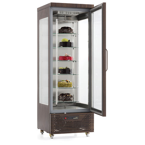 Vetrina refrigerata ad armadio - CUP 500 Series - Kristal Endustriyel A.S. - per pasticceria / per panetteria / in acciaio inossidabile