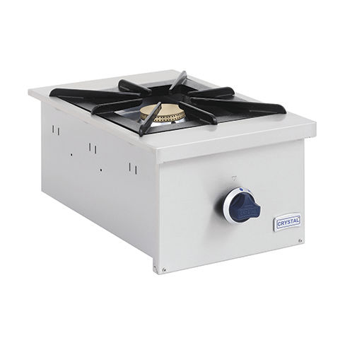 Piano cottura a gas - PAGO40_1G - Kristal Endustriyel A.S. - professionale / 1  fuoco / da incasso