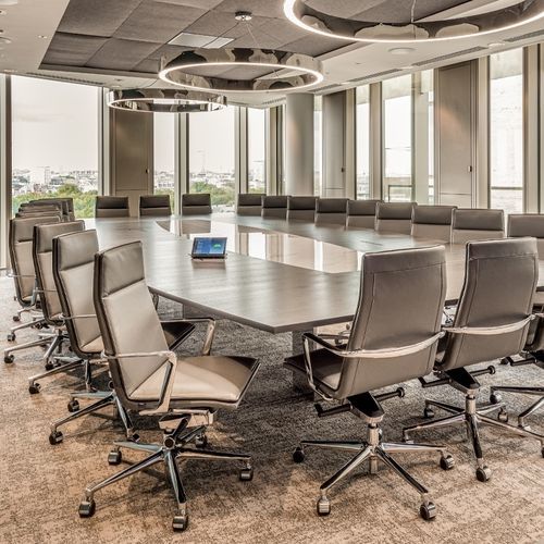 Poltrona da ufficio contemporanea - VALEA SOFT - ICF - in tessuto / in metallo / con schienale alto