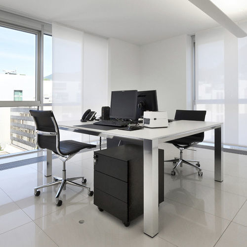 Scrivania per open space - P80 - ICF - da terra / contemporanea / in noce