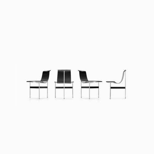 Sedia contemporanea - NEW YORK - ICF - da interno / in pelle / in acciaio