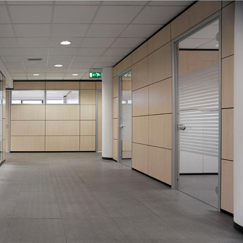Parete fissa - SOLID  - ora acciaio - a vetrina / in legno / professionale