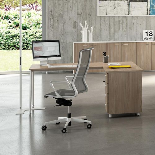 Scrivania per open space - X3    - Quadrifoglio Sistemi d'Arredo - da terra / contemporanea / in legno