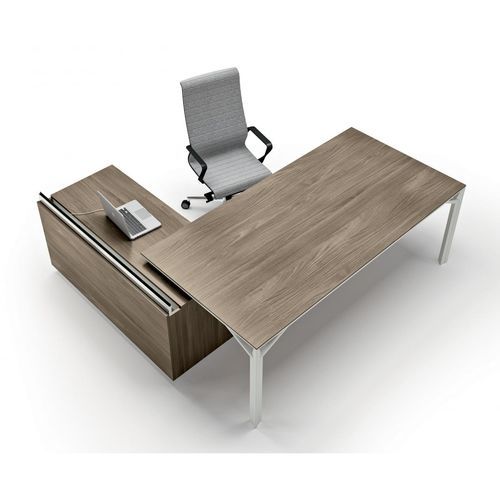 Scrivania direzionale - X8   - Quadrifoglio Sistemi d'Arredo - da terra / contemporanea / in legno