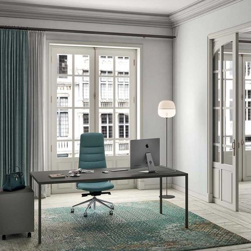 Scrivania direzionale - X6 - Quadrifoglio Sistemi d'Arredo - da terra / contemporanea / in gres porcellanato