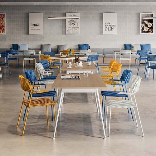 Tavolo da pranzo contemporaneo - THREE - Quadrifoglio Sistemi d'Arredo - in legno / in rovere / in melaminico