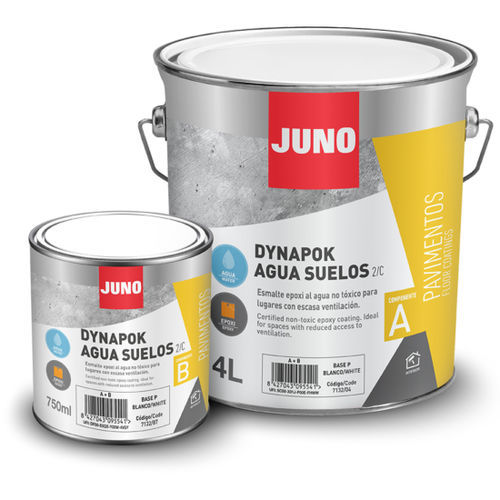 Pittura decorativa - Dynapok Agua Floor 2/C - JUNO - di protezione / indoor / per pavimento