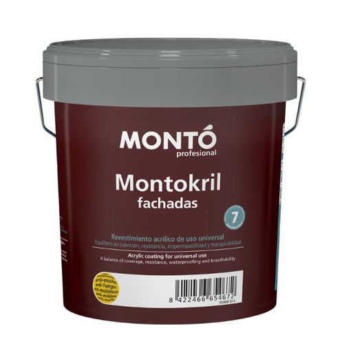 Pittura di tenuta - MONTOKRIL LISO - PINTURAS MONTO - di protezione / di impermeabilizzazione / decorativa