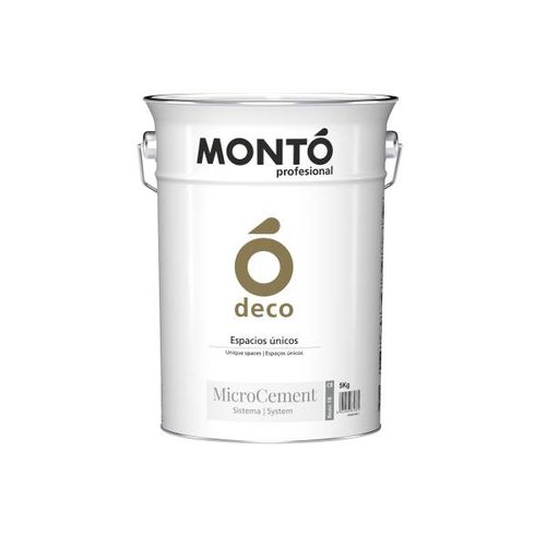 Primer per muratura - MICROCEMENT RESIN TR - PINTURAS MONTO - acrilico / a base d'acqua / per muro