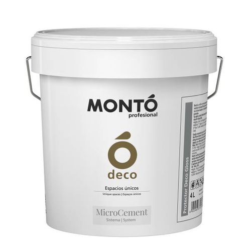Vernice di impermeabilizzazione - MICROCEMENT PROTECTOR DECO GLOSS - PINTURAS MONTO - acrilica / per legno / per cemento