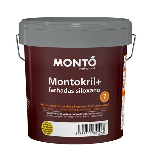 Pittura di protezione - MONTOKRIL+ SILOXANO - PINTURAS MONTO - di impermeabilizzazione / decorativa / da interno