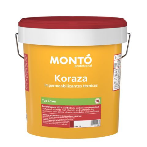 Guaina liquida impermeabilizzante di protezione - KORAZA TOP COVER - PINTURAS MONTO - in cemento / in elastomero
