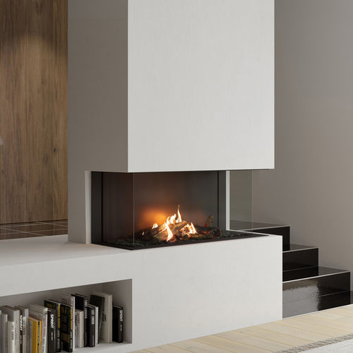 Focolare chiuso a gas - MatriX 1050-500 III  - Faber - ibrido / a 3 facce / in metallo