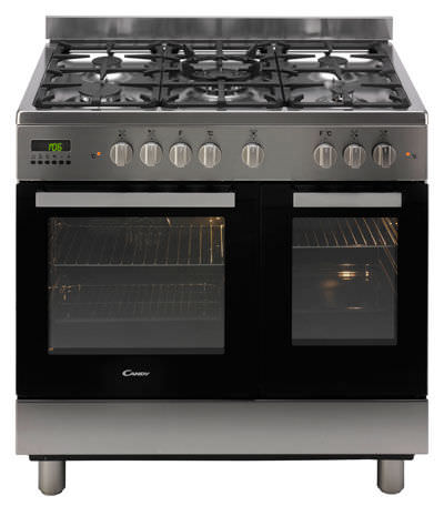 Blocco cottura con doppia alimentazione - CCG9D52PX 90 - Candy - in ghisa / wok