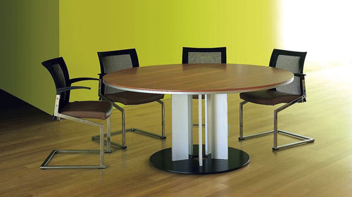 Tavolo da riunione contemporaneo - SITAGPRIME - SITAG - in legno / rotondo / professionale