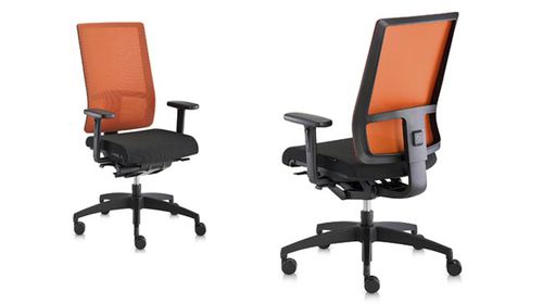 Sedia da ufficio contemporanea - SITAGPOINT - SITAG - in rete / contract / con braccioli