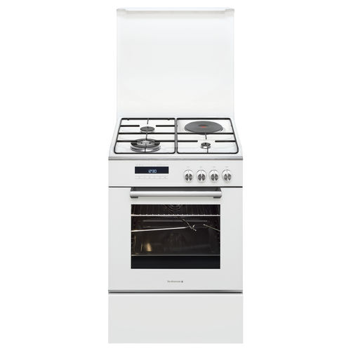 Blocco cottura a gas - DCM1540W - DE DIETRICH ELECTROMENAGER - elettrico / con doppia alimentazione / 4 fuochi