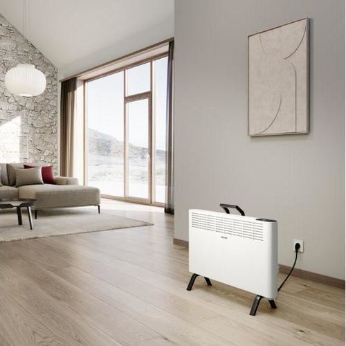 Termoconvettore elettrico - CNS 2000 PLUS LCD MOVE - STIEBEL ELTRON - contemporaneo / in acciaio inossidabile / in acciaio