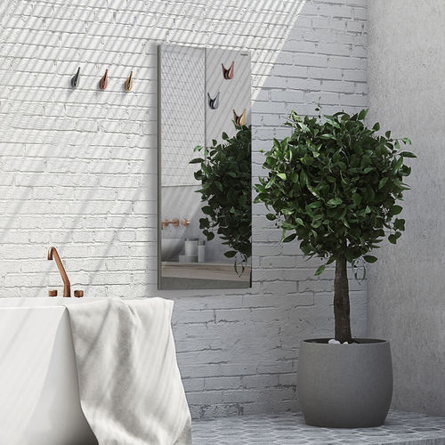 Scaldasalviette ad acqua calda - OLIVIN DROP - HAMMAM DESIGN RADIATOR - contemporaneo / in acciaio inossidabile / a specchio