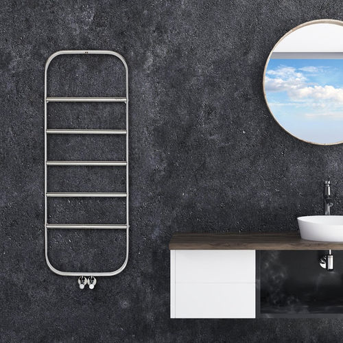 Scaldasalviette ad acqua calda - Spin  - HAMMAM DESIGN RADIATOR - 0...500 w / contemporaneo / in acciaio inossidabile