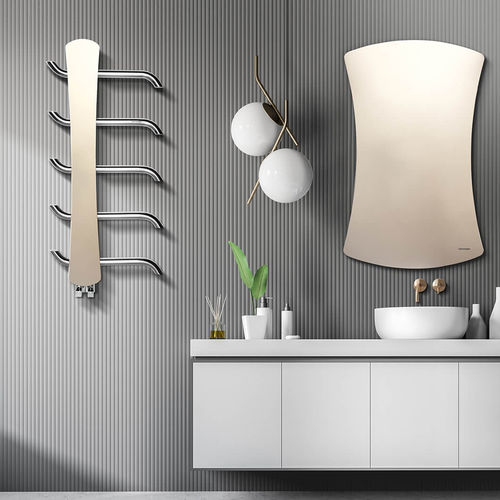 Scaldasalviette ad acqua calda - Charm  - HAMMAM DESIGN RADIATOR - elettrico / design / in acciaio inossidabile