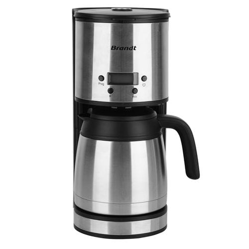 Macchina da caffè a filtro - CAF1512TH - Brandt - automatica / argentata / con schermo TFT LCD